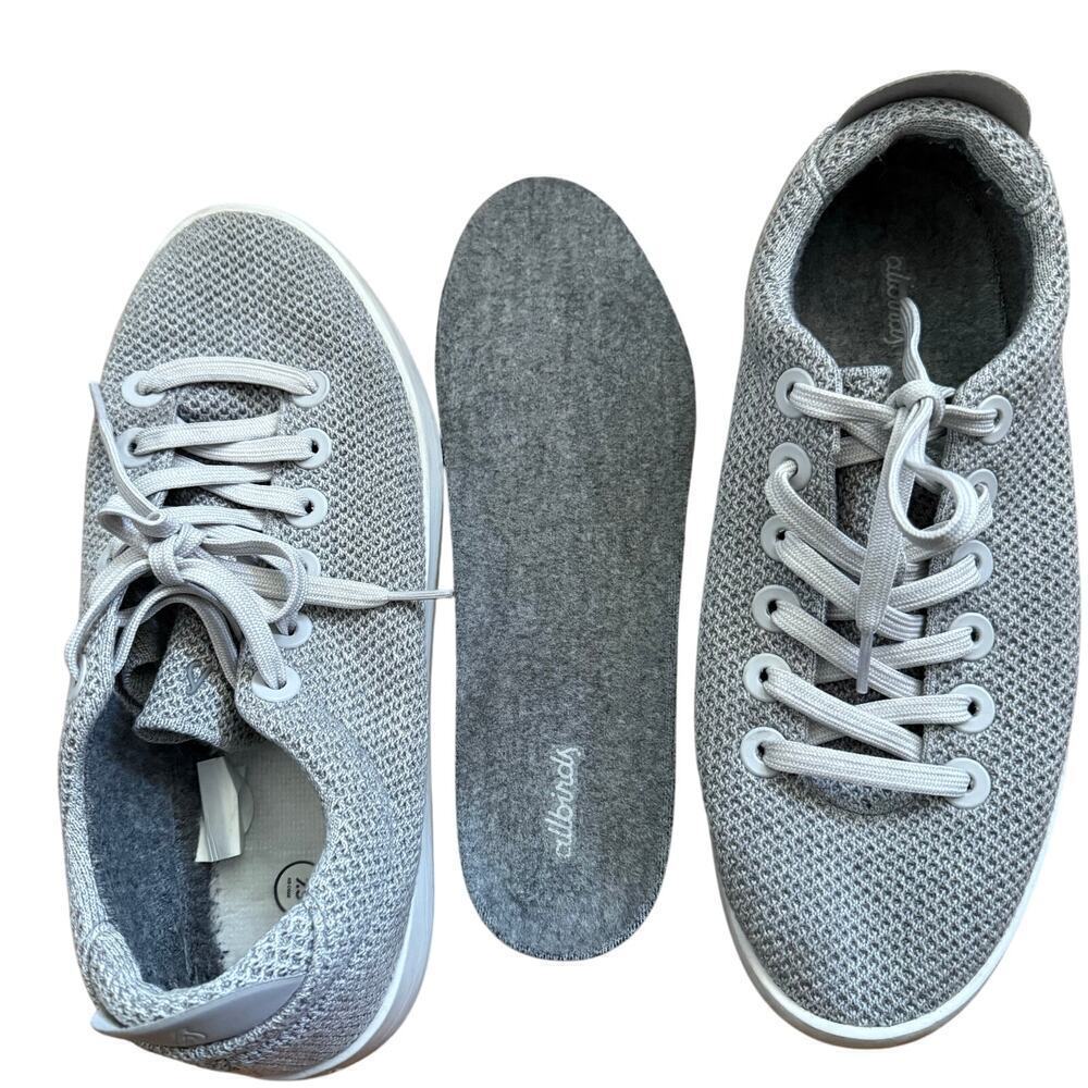 Allbirds Men's Tree Pipers Luna Gray Mesh Fabric Sneakers Size 10 Casual - Picture 9 of 16